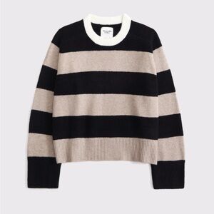 The A&F Madeline Striped Crew Sweater